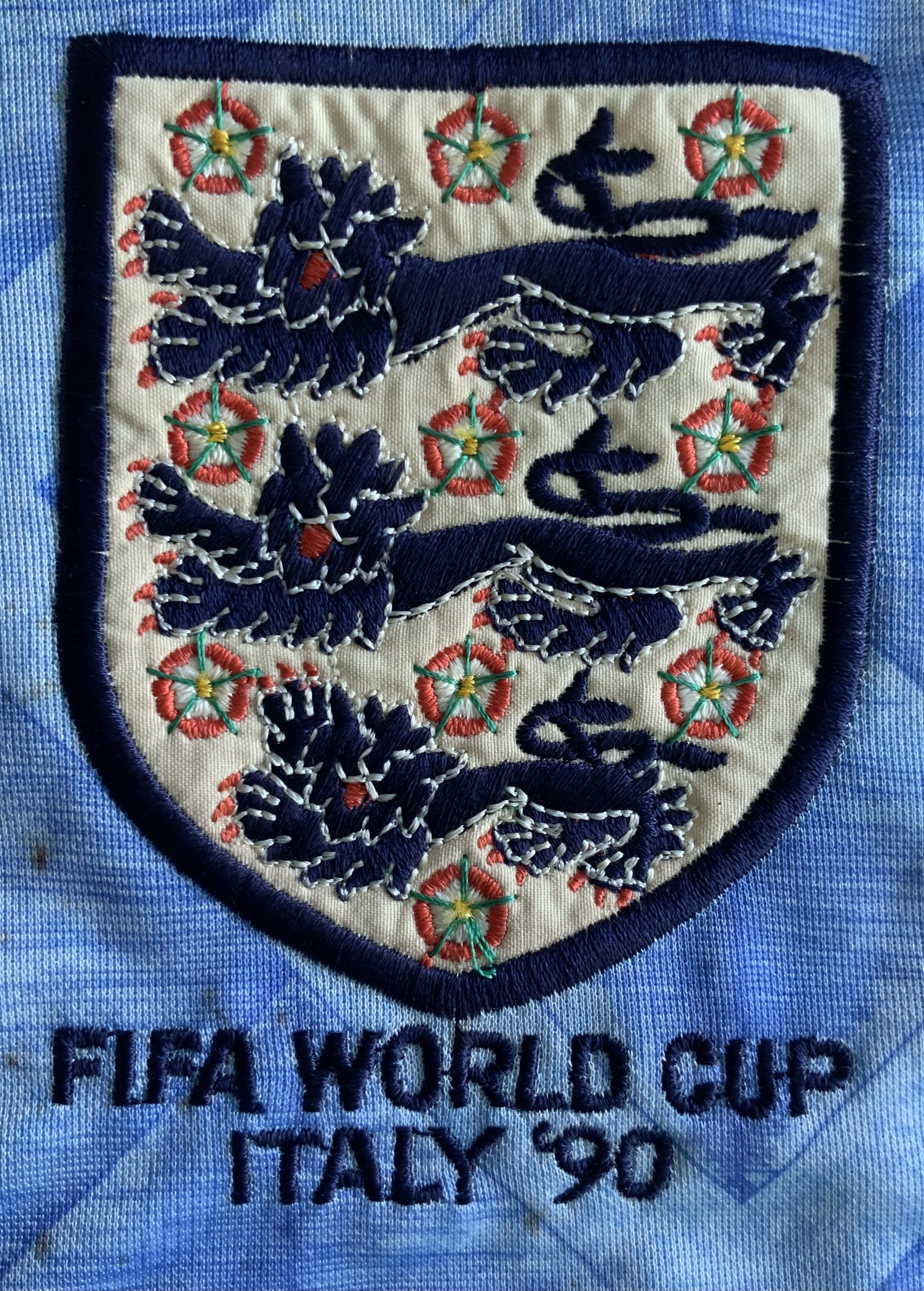 England 1990 World Cup Match Issued + Signed Footb - Image 3 of 5