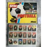 1981 Daily Star Uncut Set Of Football Cards: Compl