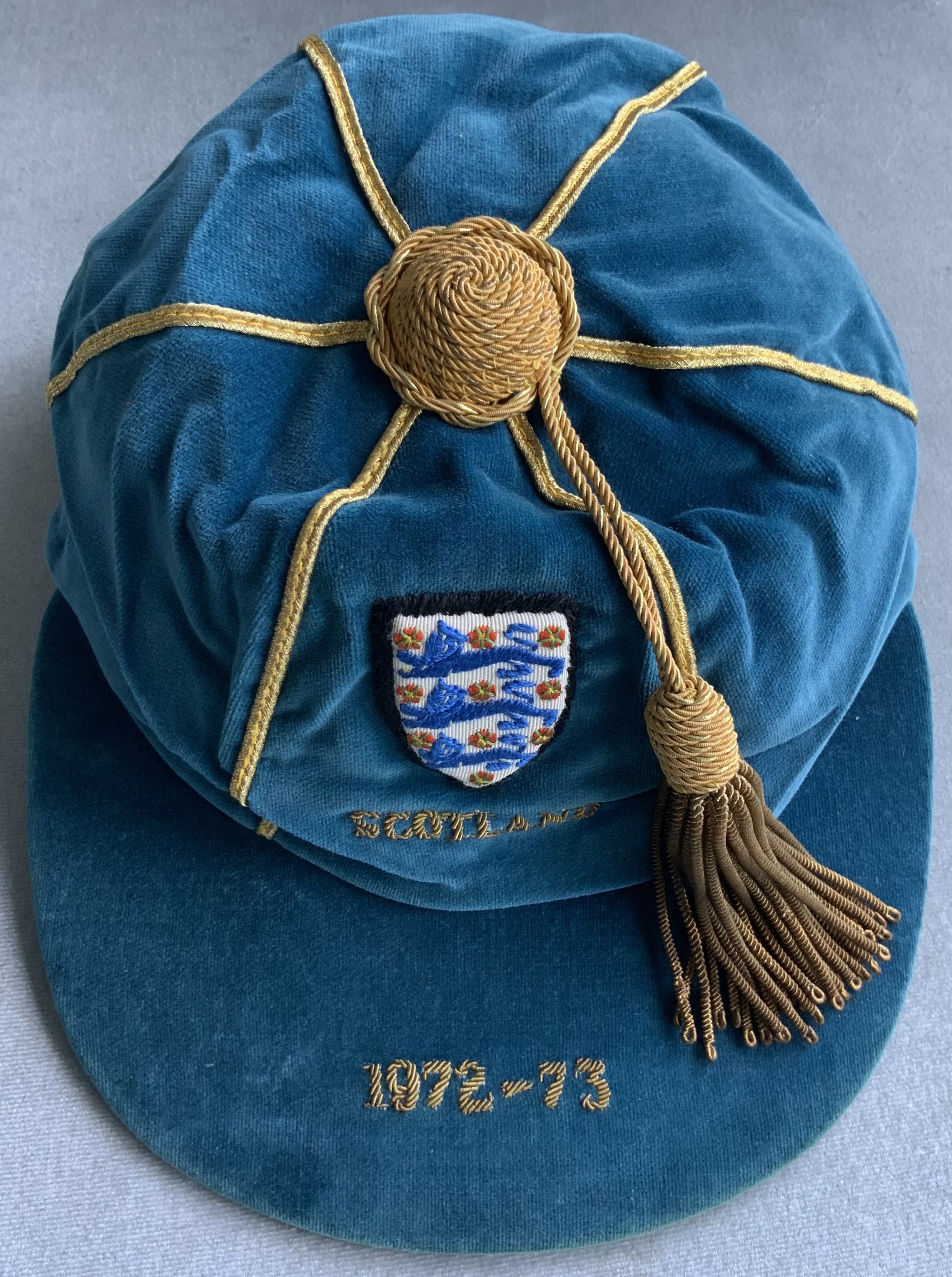 John McDowell England Under 23 Football Cap + Memo