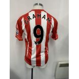 Sunderland 2012 - 2013 Match Worn Football Shirt: