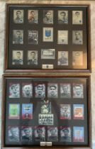 West Ham Ltd Edition Football Card Framed Sets: 19