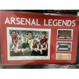 Arsenal Signed Framed Displays: Stunning large dis