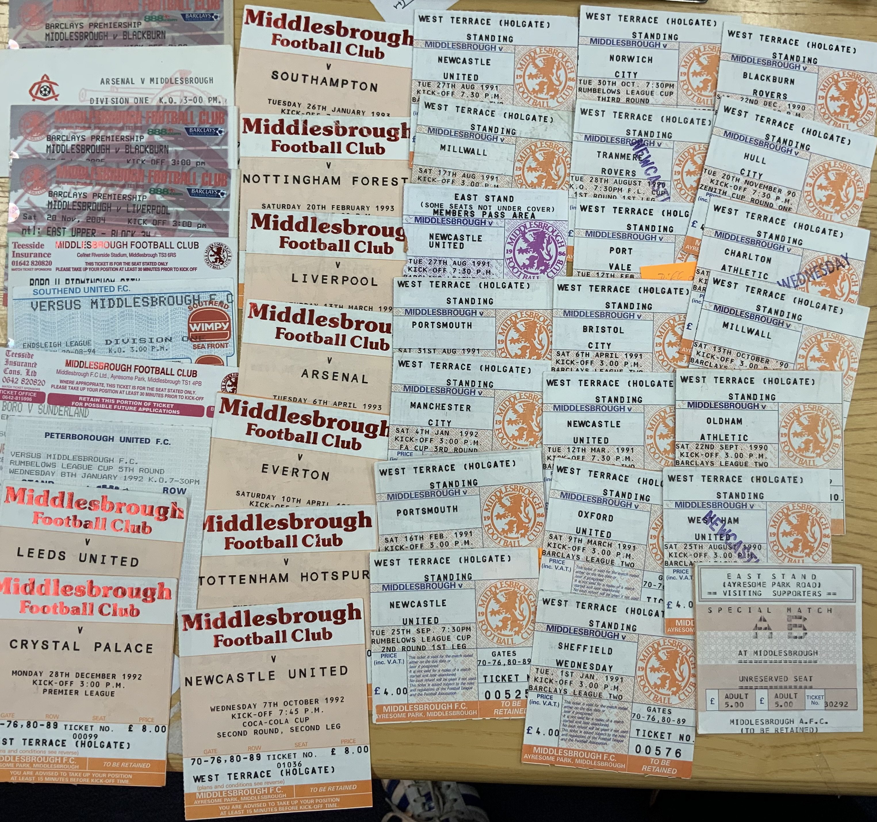 Middlesbrough Football Ticket Collection: Mainly l - Image 2 of 2