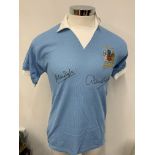 Manchester City 1978 Signed League Cup Final Repli