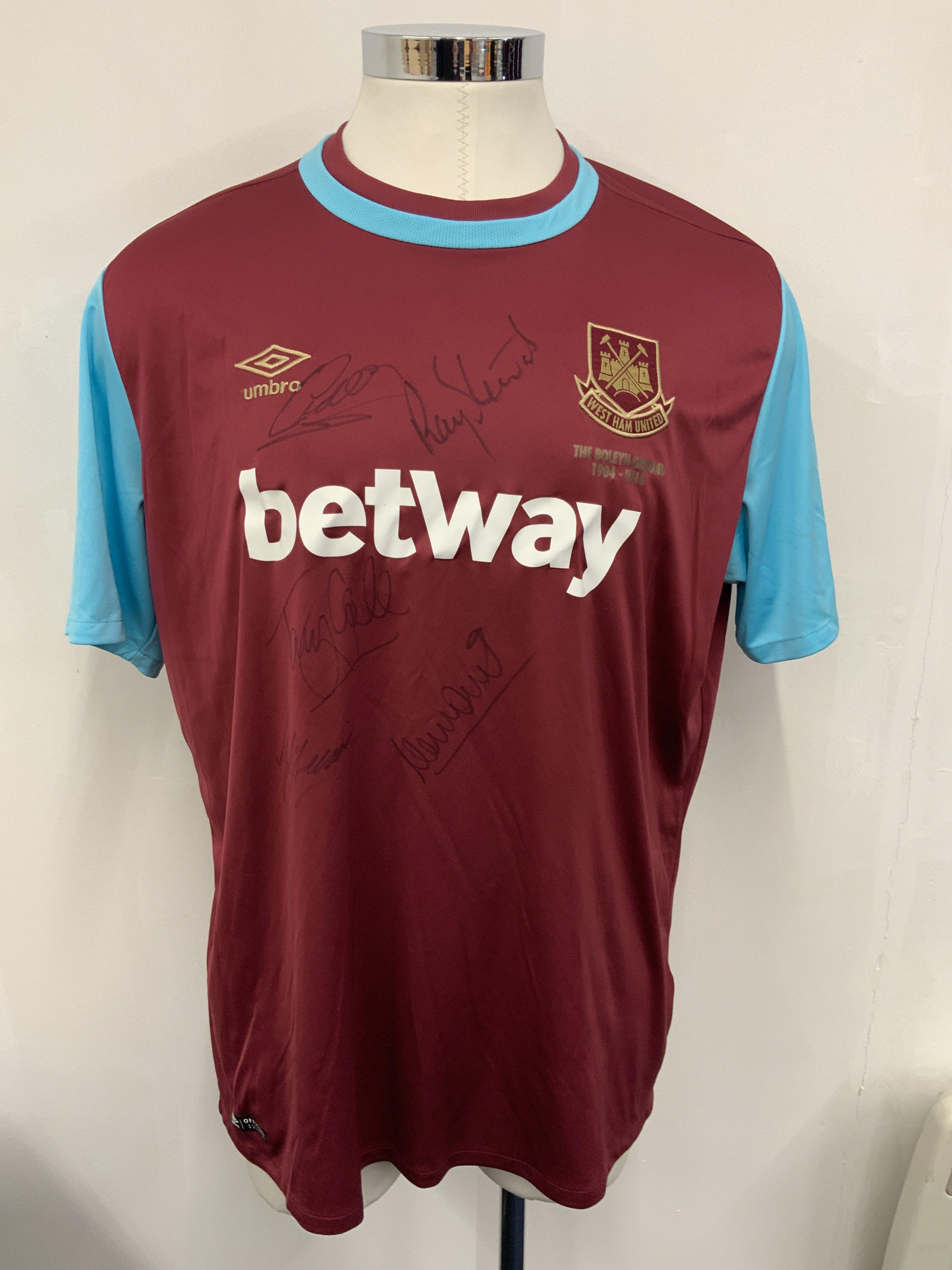 West Ham Signed Football Shirts: 85/86 Avco retro - Image 2 of 2