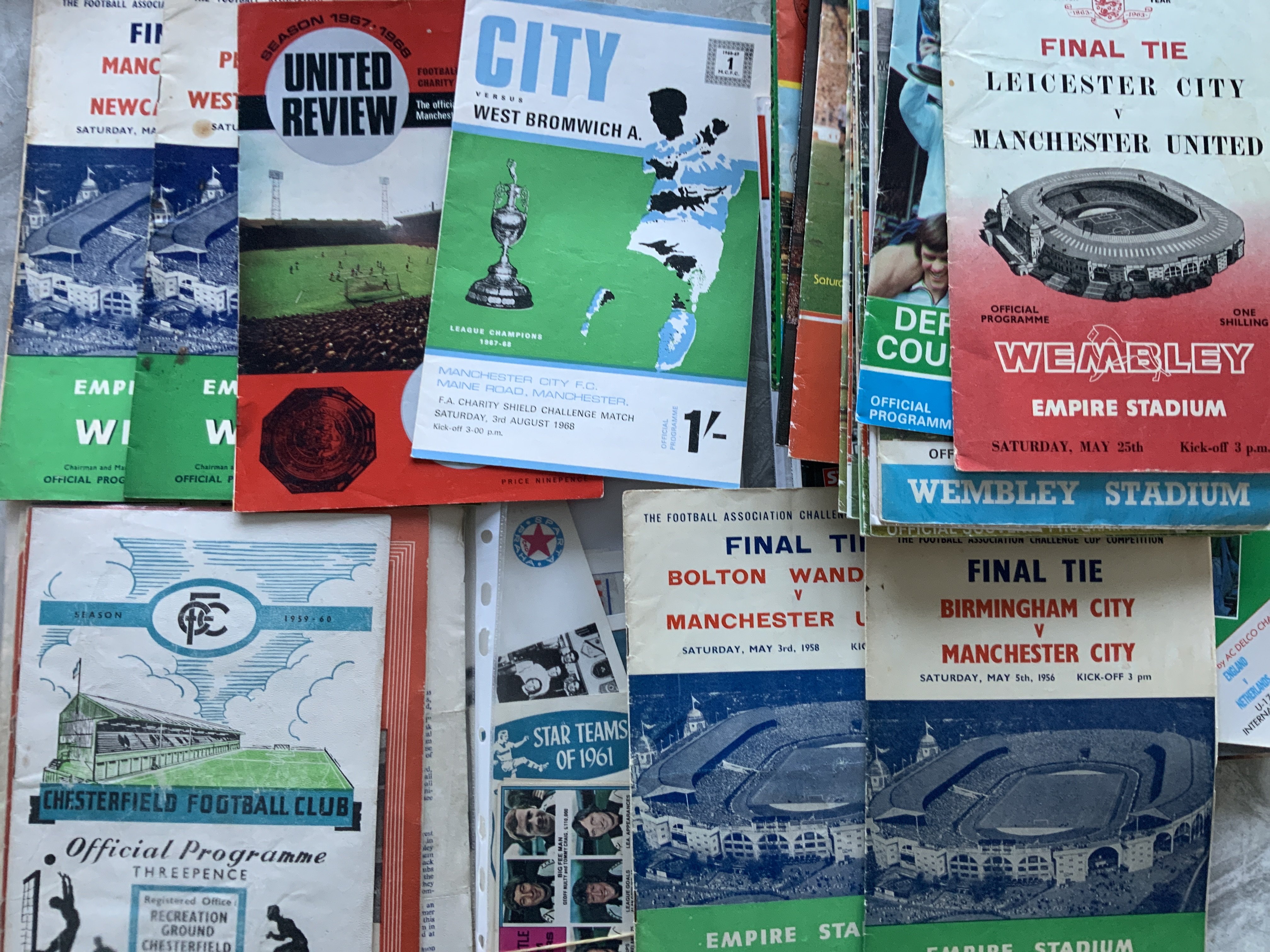 Big Match Football Programmes: FA Cup finals from