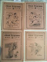 37/38 Tottenham Home Reserves Football Programmes: