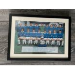 Everton 69/70 Champions Signed Framed Football Dis