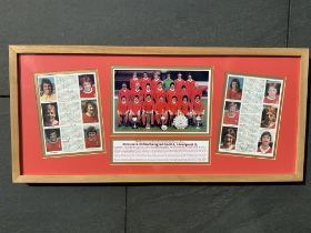 Liverpool 1977 European Cup Winners Signed Footbal