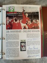 England 1966 World Cup Football Autographs: From t