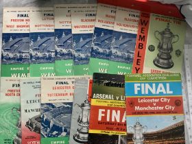 FA Cup Final Football Programmes: 1954, 1959 x 2,