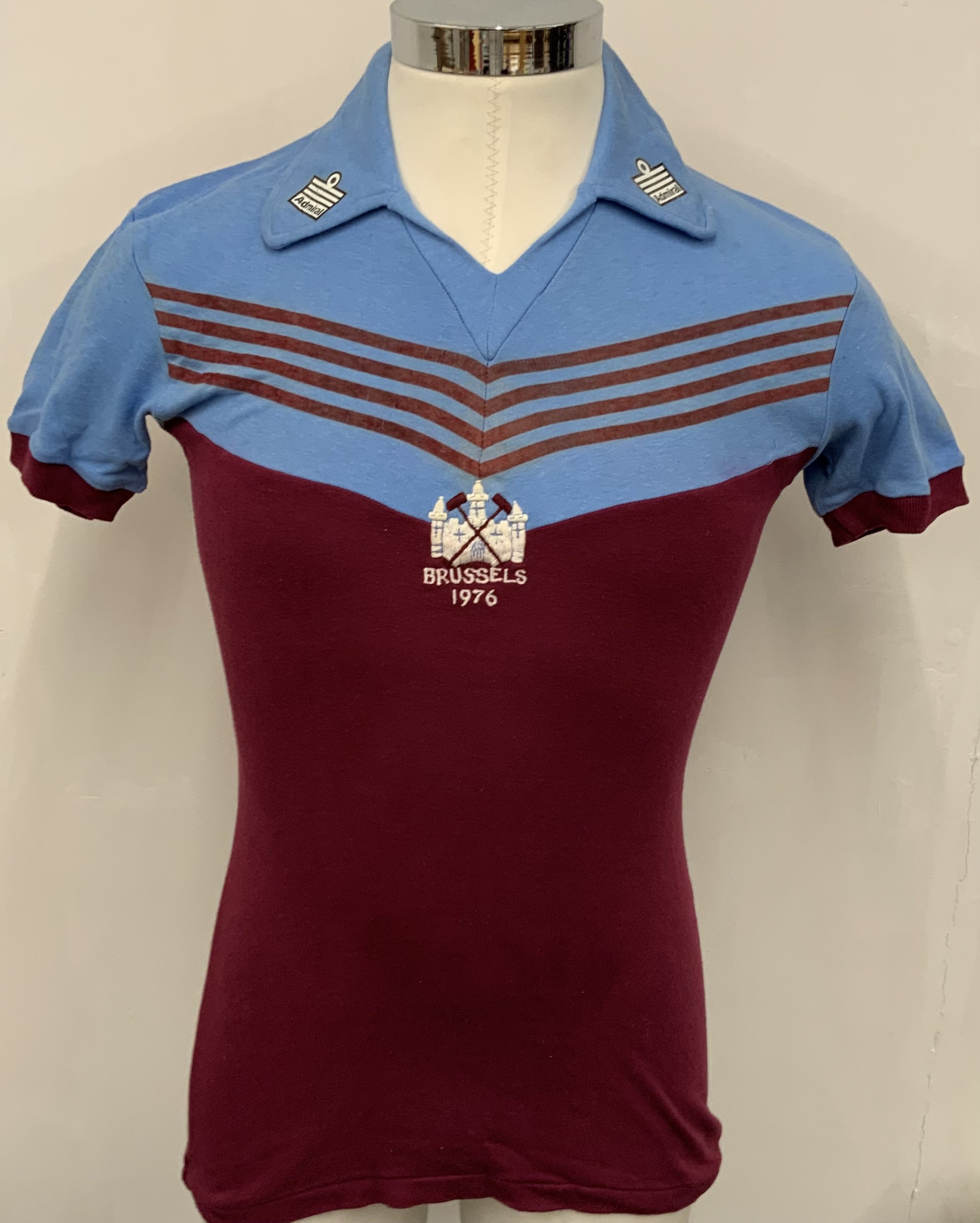 West Ham 1976 ECWC Final Match Worn Football Shirt