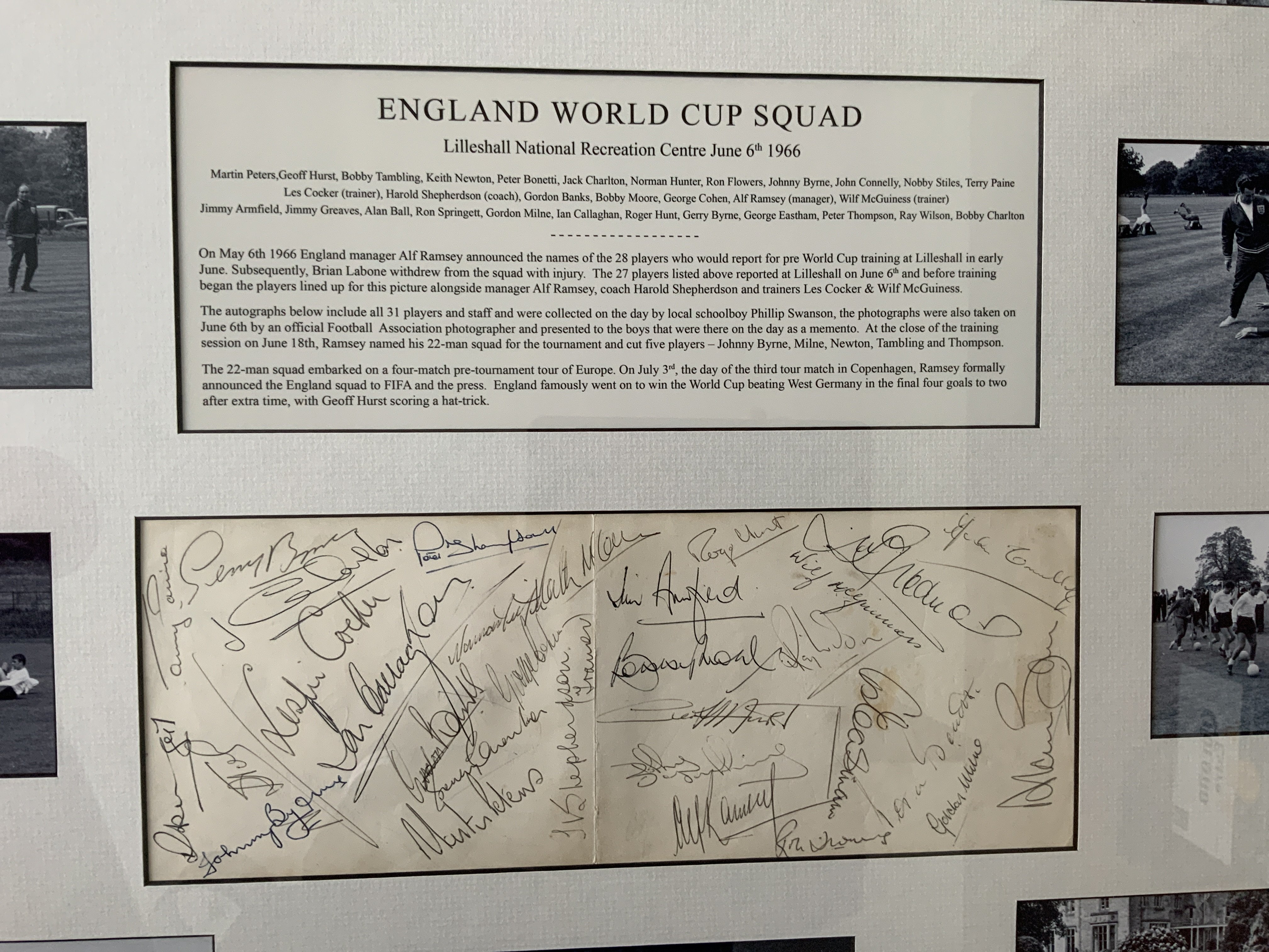 1966 England World Cup Complete Squad Signed Footb - Image 2 of 2