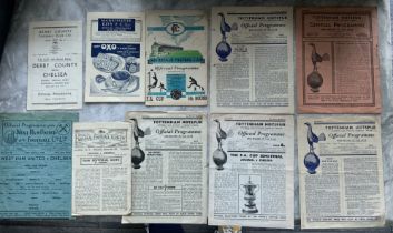 1940s Chelsea FA Cup Away Football Programmes: Inc