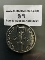 Silver 1966 World Cup Football Medal: Hard to obta