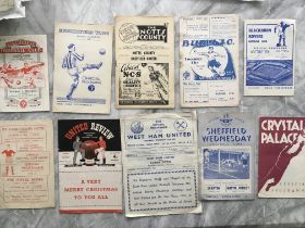 51/52 Christmas Day Football Programmes: 15 from 5