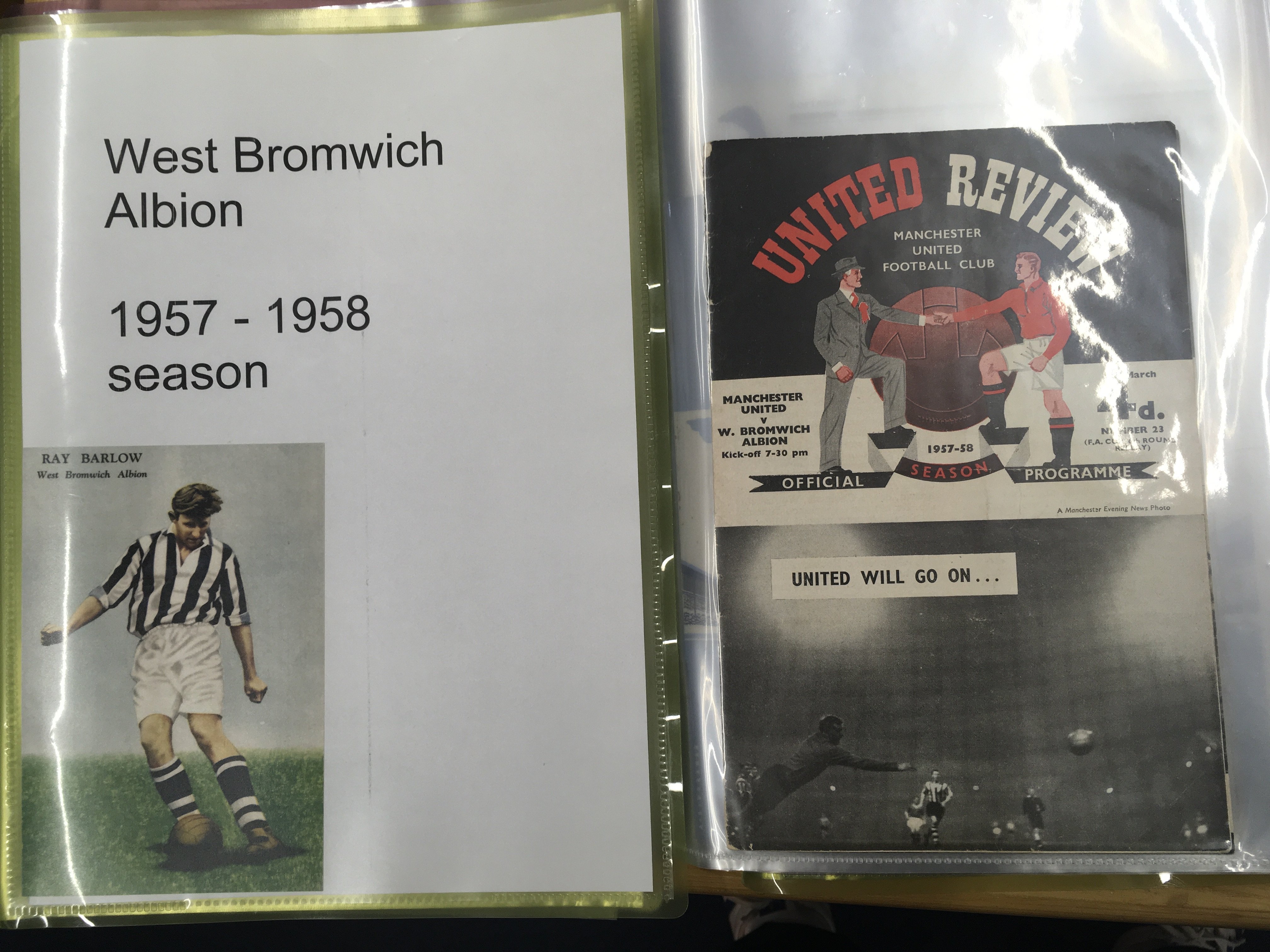 West Brom Football Programmes: From 57/58 there ar
