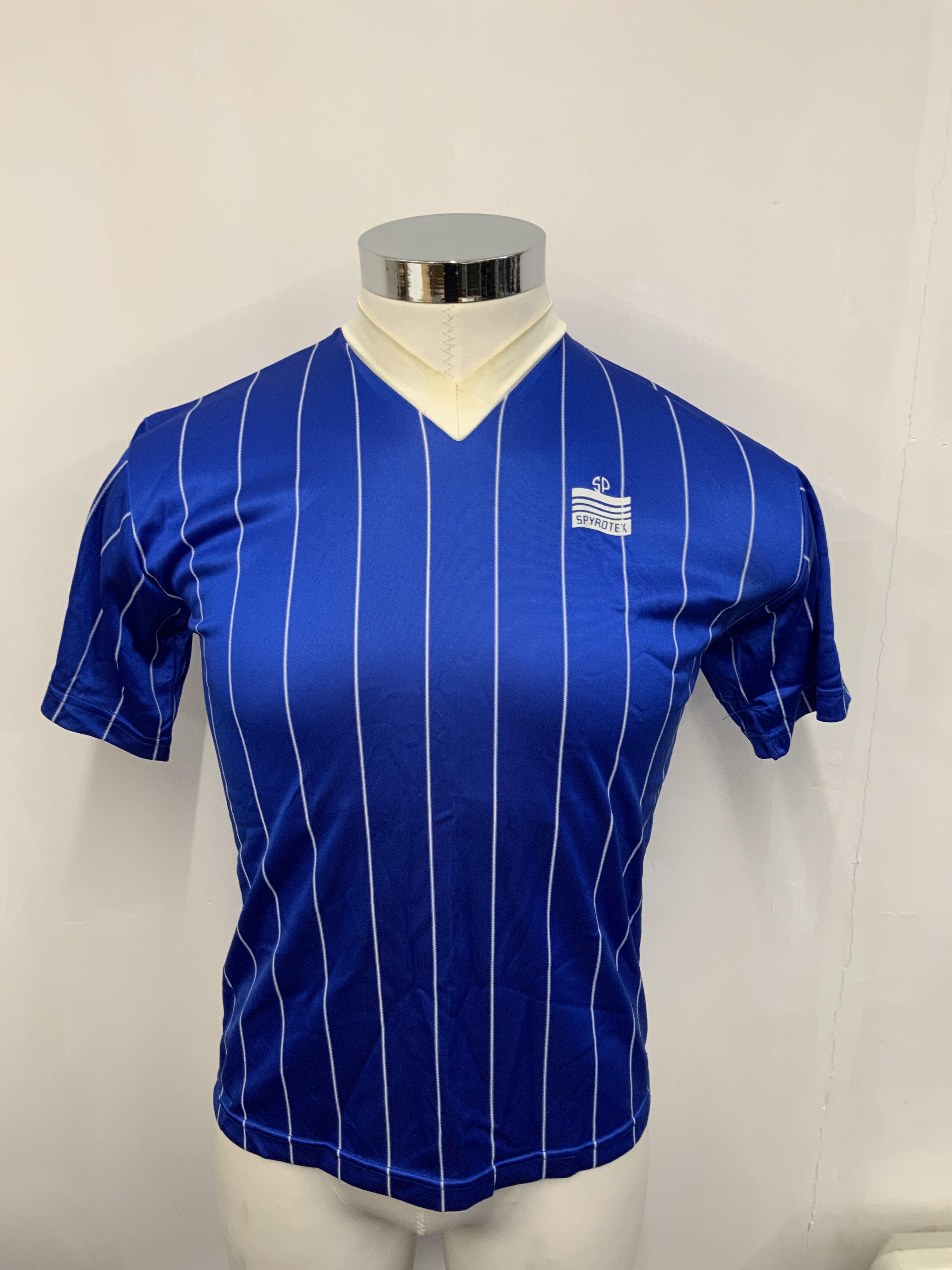 1982 Limassol Match Worn Football Shirt: Blue and