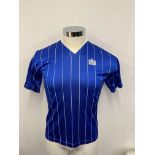 1982 Limassol Match Worn Football Shirt: Blue and
