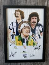 West Brom Signed Framed Print: Ltd edition number