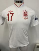 Scott Parker England 2012 Euros Match Worn Footbal