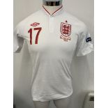 Scott Parker England 2012 Euros Match Worn Footbal