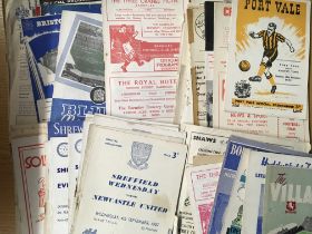 1950s Football Programmes: Wide range of clubs. Sp