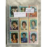 Topps 1979 Scottish Footballers Football Card Set: