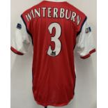 Winterburn Arsenal 1999 Charity Shield Match Worn