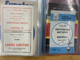 Arsenal 70/71 Complete Football Programme Collecti