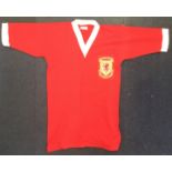 Wales 1960 Cliff Jones Match Worn Football Shirt: