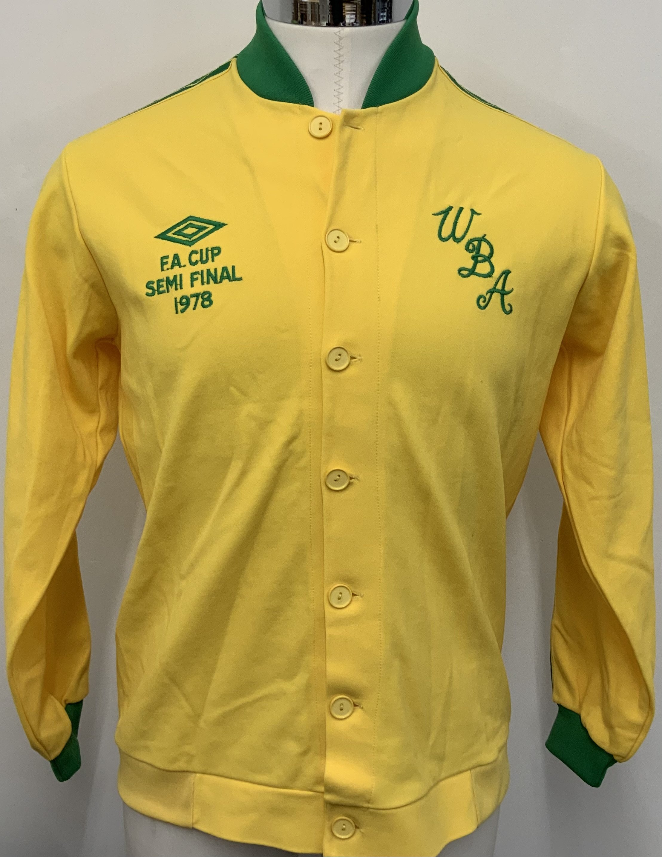 West Brom 1978 FA Cup Semi Final Tracksuit Top: Wo