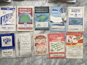 56/57 Christmas Day Football Programmes: 25 from 5