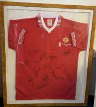 1977 Silver Jubilee Signed Framed Football Shirt: