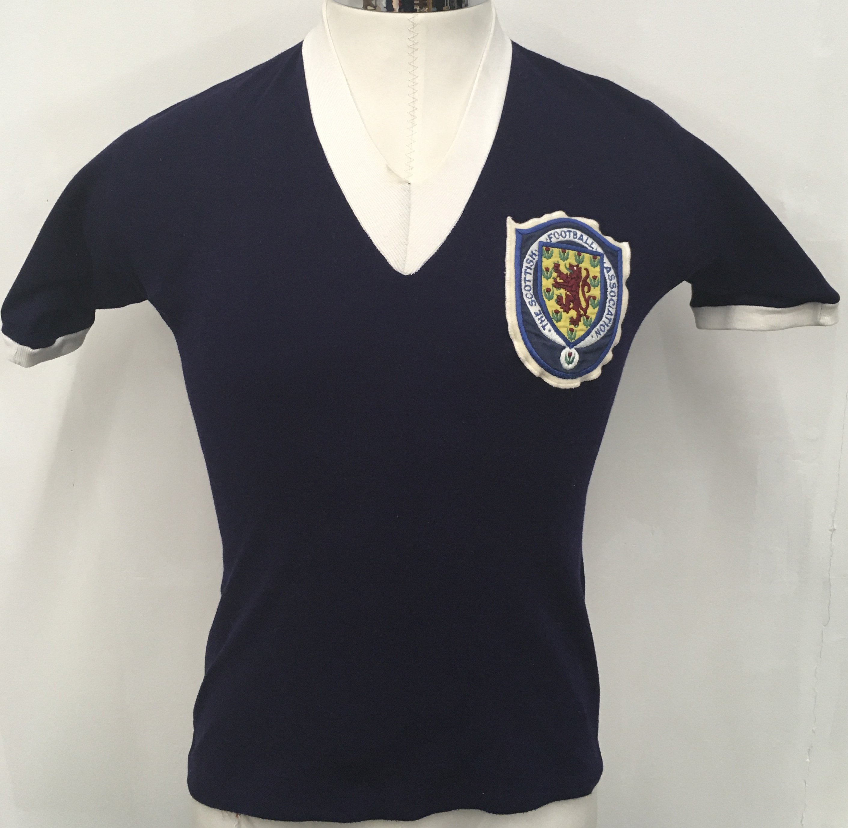 1960 Scotland John White Match Worn Football Shirt