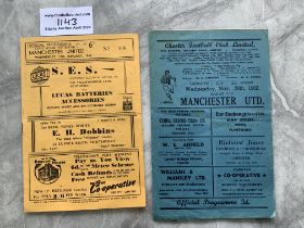 1962 Manchester United Away Lancs Cup Football Pro