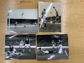 1950s West Ham Football Press Photos: Large match