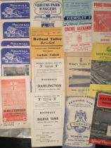 Late 1950s + Early 1960s Football Programmes: Wide