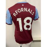 2019- 2020 West Ham Match Worn Football Shirt: Wor