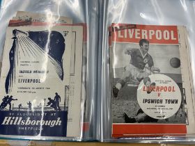 Liverpool 63/64 Champions Football Programmes: 1st