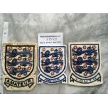 England Old Football Shirt Badges: Removed from pl