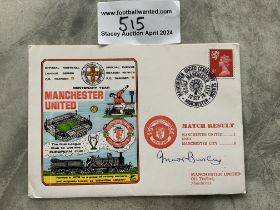 Matt Busby Manchester United Signed FDC: 1978 cent