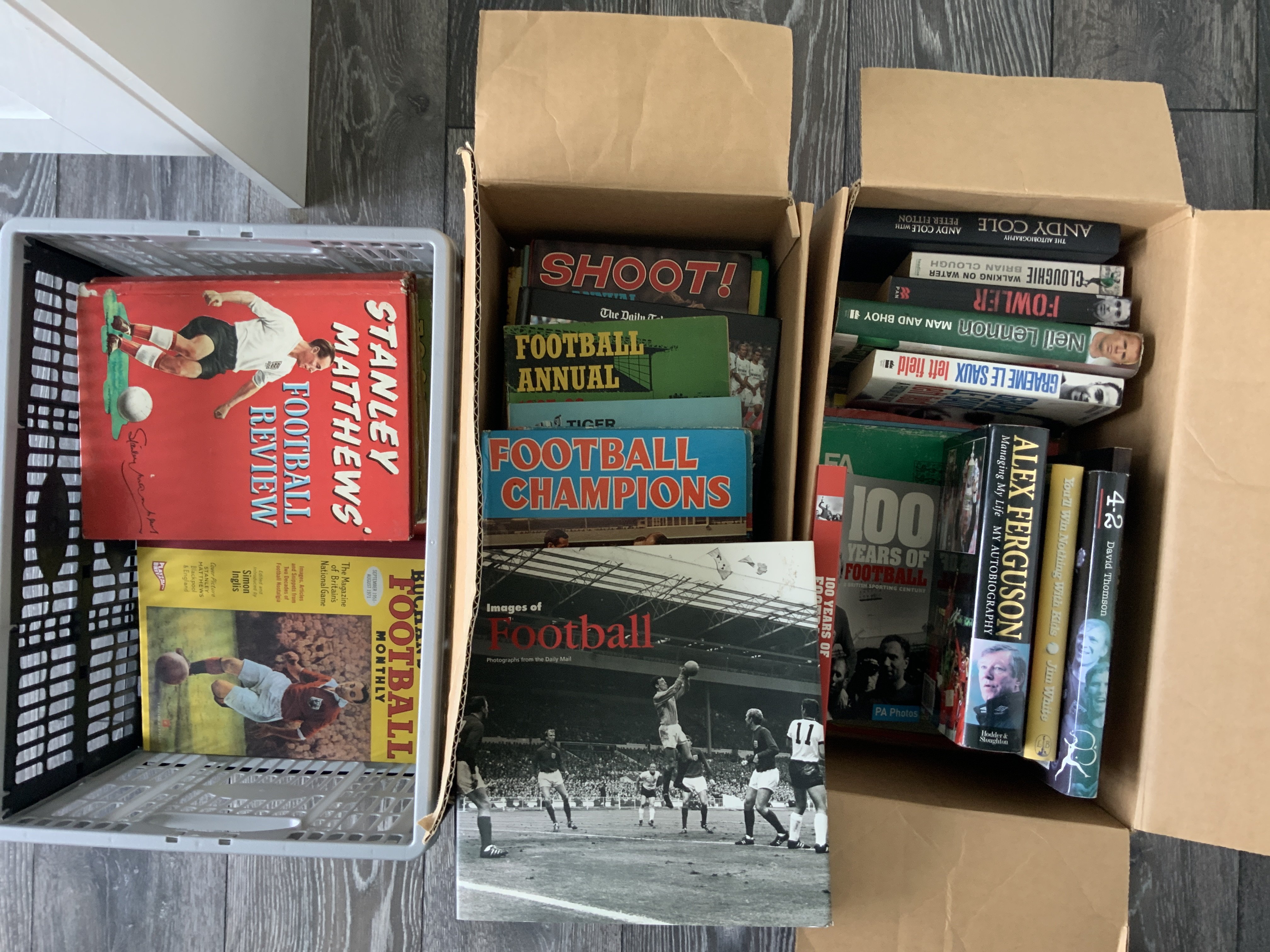 Football Book Collection: Some nice books amongst