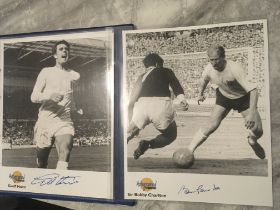 1966 England Team Autographed Editions Football Ca