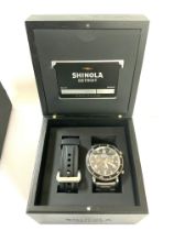 A gents Boxed Shinola Detroit, Argonite - 5050 wri