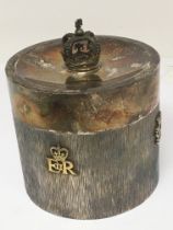 A Quality modern design silver commemorative jar a
