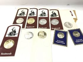A collection of silver coins from Rembrandt collec