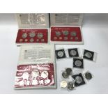 Three Trinidad and Tobago uncirculated sets and ot