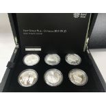 First World War 2014 U.K. Â£5 silver proof coin se