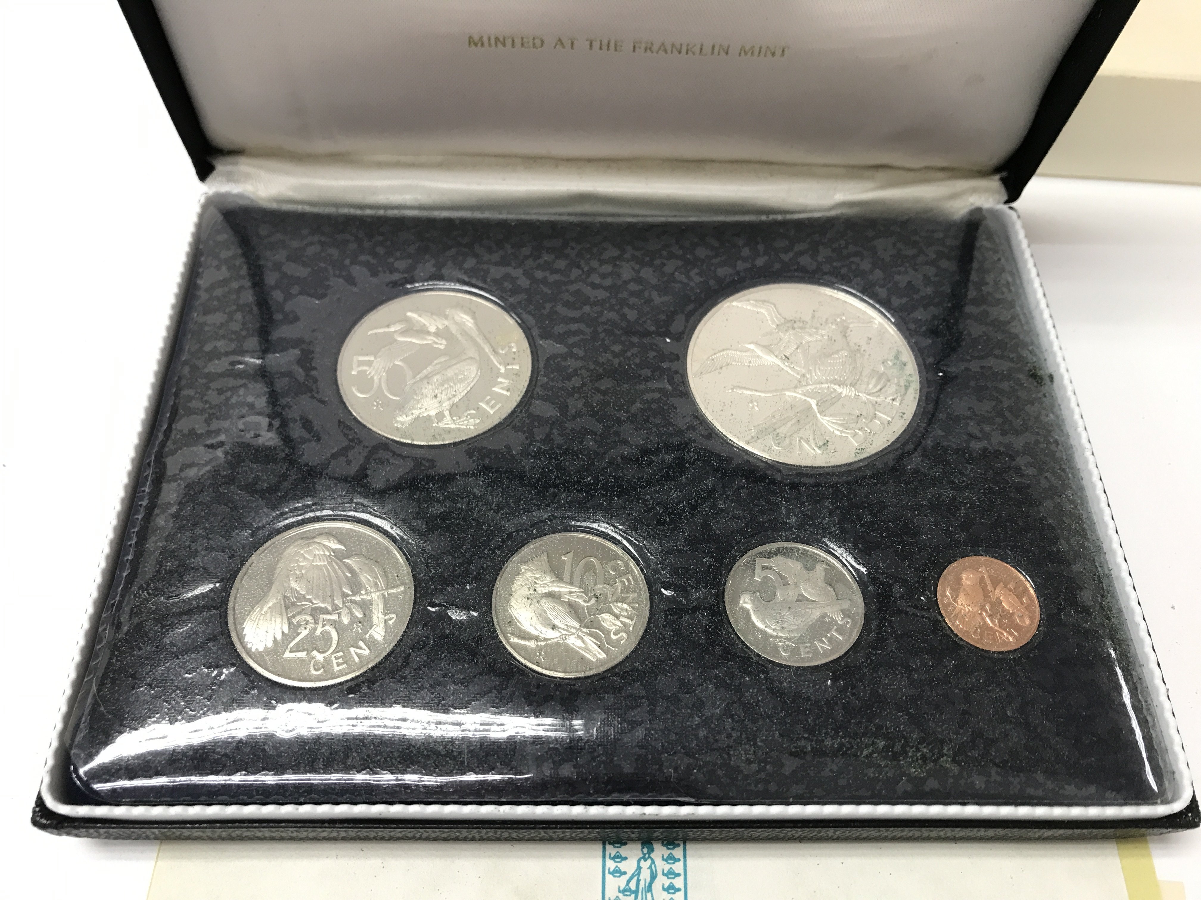 1974 cased British Virgin Islands proof set with C - Image 2 of 3